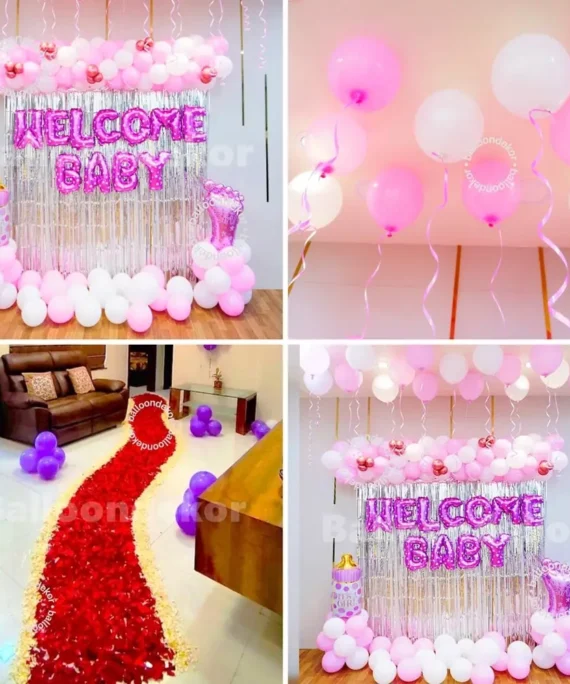 Welcome Baby Princess Decoration