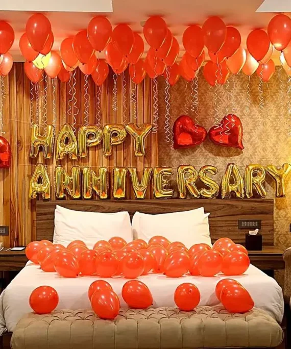 Romantic Anniversary Room Celebration
