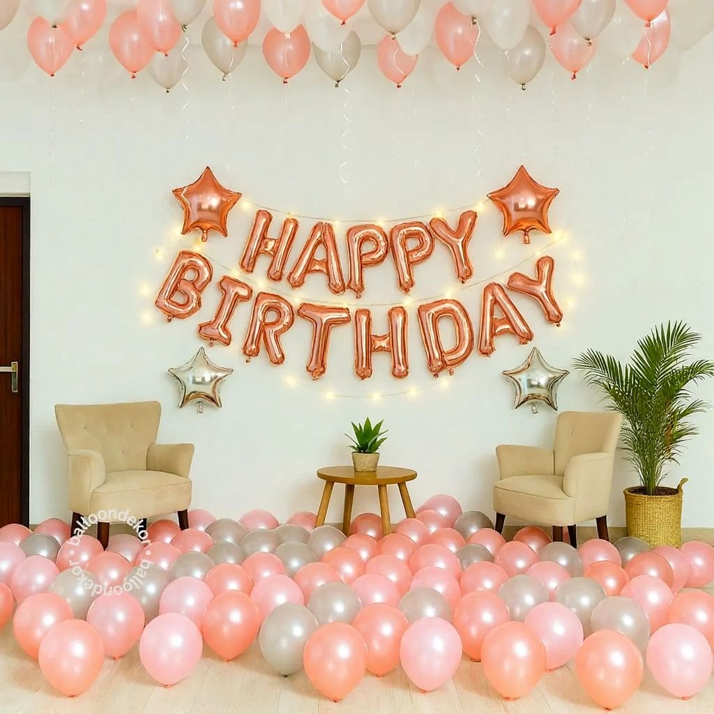 Birthday room decoration services in Dubai, Abu Dhabi, Sharjah, Ajman, Ras Al Khaimah, Fujairah, and Umm Al Quwain by Event Experts with premium balloon décor, romantic and themed birthday room setups across UAE