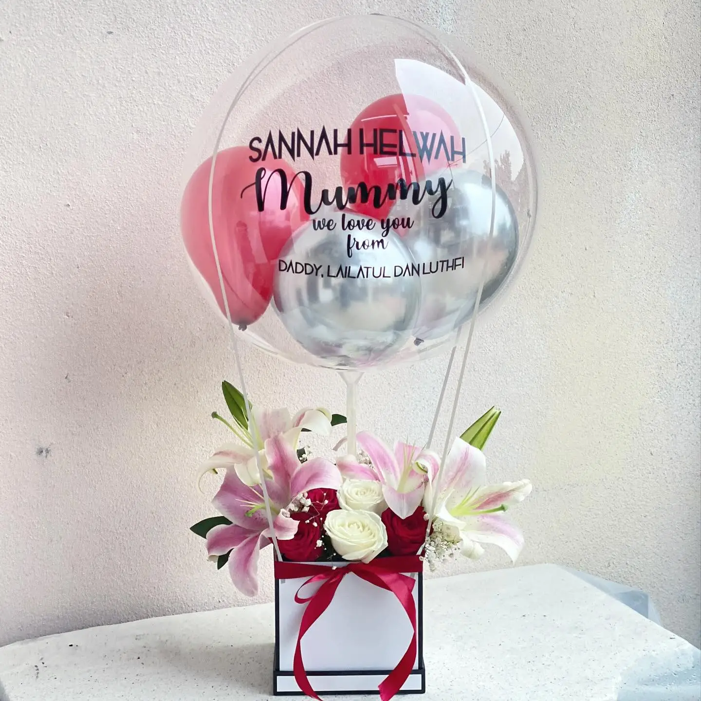 Surprise Proposal Balloon Bouquet