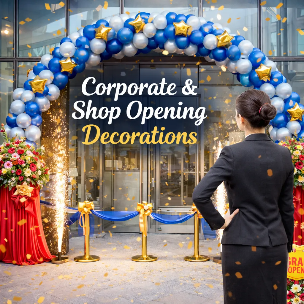 corporate and shop opening decoration
